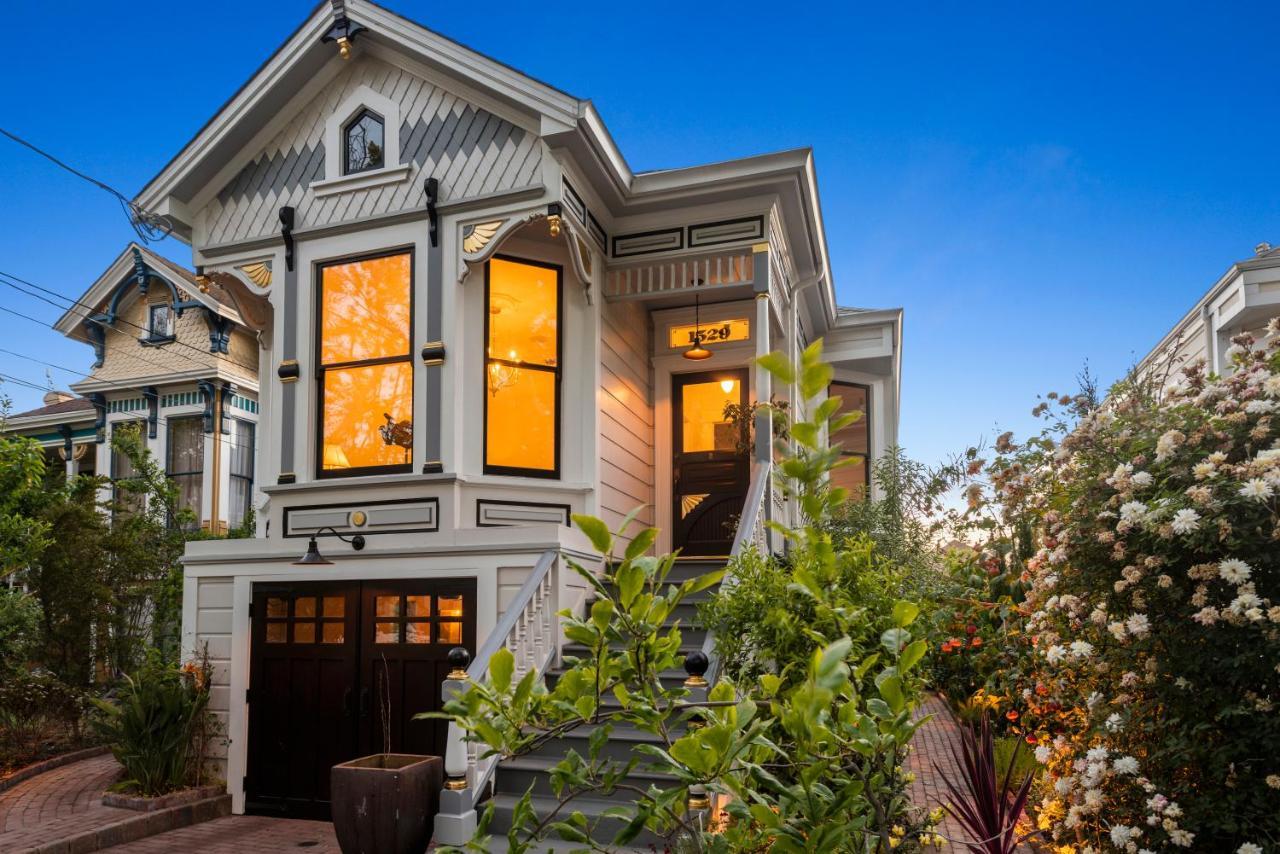 Garden Level Flat In 1885 Queen Anne Victorian Cottage In Alameda Esterno foto